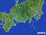 東海地方のアメダス実況(気温)(2016年02月20日)