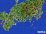 東海地方のアメダス実況(日照時間)(2016年02月21日)