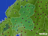 岐阜県のアメダス実況(日照時間)(2016年02月21日)