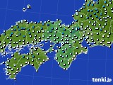 2016年02月21日の近畿地方のアメダス(気温)