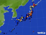 2016年02月22日のアメダス(日照時間)