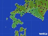 2016年02月22日の道南のアメダス(日照時間)