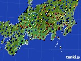 東海地方のアメダス実況(日照時間)(2016年02月23日)