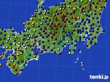 東海地方のアメダス実況(日照時間)(2016年02月24日)