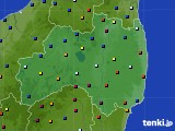 福島県のアメダス実況(日照時間)(2016年02月24日)