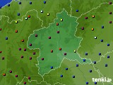 群馬県のアメダス実況(日照時間)(2016年02月24日)