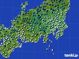 2016年02月24日の関東・甲信地方のアメダス(気温)