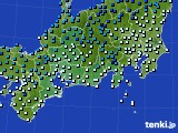 東海地方のアメダス実況(気温)(2016年02月24日)