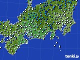 東海地方のアメダス実況(気温)(2016年02月25日)