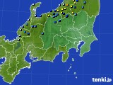 関東・甲信地方のアメダス実況(積雪深)(2016年02月26日)