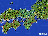 近畿地方のアメダス実況(日照時間)(2016年02月26日)