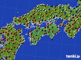 四国地方のアメダス実況(日照時間)(2016年02月26日)