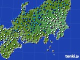 関東・甲信地方のアメダス実況(気温)(2016年02月26日)