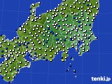 関東・甲信地方のアメダス実況(風向・風速)(2016年02月26日)