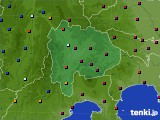 2016年02月27日の山梨県のアメダス(日照時間)