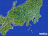 2016年02月27日の関東・甲信地方のアメダス(気温)