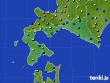 道南のアメダス実況(積雪深)(2016年02月28日)