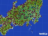 2016年02月28日の関東・甲信地方のアメダス(日照時間)