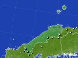 島根県のアメダス実況(降水量)(2016年02月29日)
