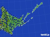 2016年02月29日の道東のアメダス(日照時間)