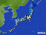 アメダス実況(気温)(2016年02月29日)