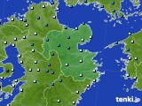 2016年02月29日の大分県のアメダス(気温)