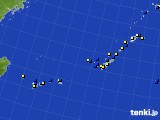 沖縄地方のアメダス実況(風向・風速)(2016年02月29日)