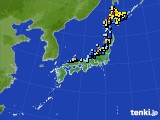 アメダス実況(積雪深)(2016年03月01日)