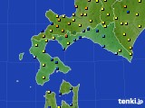 2016年03月01日の道南のアメダス(積雪深)