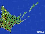 2016年03月01日の道東のアメダス(日照時間)