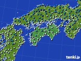 2016年03月01日の四国地方のアメダス(気温)