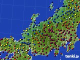 2016年03月02日の北陸地方のアメダス(日照時間)