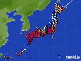 アメダス実況(日照時間)(2016年03月02日)