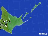 道東のアメダス実況(降水量)(2016年03月03日)