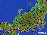 北陸地方のアメダス実況(日照時間)(2016年03月03日)