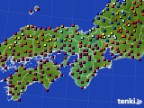 近畿地方のアメダス実況(日照時間)(2016年03月03日)