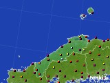 島根県のアメダス実況(日照時間)(2016年03月03日)