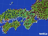 近畿地方のアメダス実況(日照時間)(2016年03月04日)