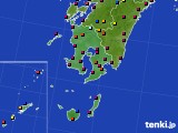 鹿児島県のアメダス実況(日照時間)(2016年03月04日)