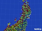 2016年03月05日の東北地方のアメダス(日照時間)