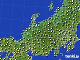 北陸地方のアメダス実況(気温)(2016年03月05日)