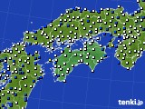 2016年03月05日の四国地方のアメダス(風向・風速)