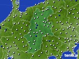 長野県のアメダス実況(風向・風速)(2016年03月05日)