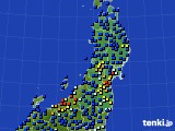 東北地方のアメダス実況(日照時間)(2016年03月06日)