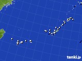 沖縄地方のアメダス実況(風向・風速)(2016年03月06日)