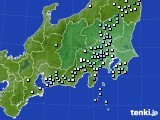 関東・甲信地方のアメダス実況(降水量)(2016年03月07日)