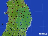 岩手県のアメダス実況(日照時間)(2016年03月07日)