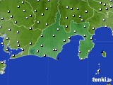 2016年03月07日の静岡県のアメダス(風向・風速)