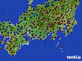 2016年03月08日の東海地方のアメダス(日照時間)