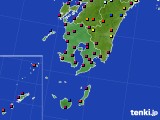 鹿児島県のアメダス実況(日照時間)(2016年03月08日)